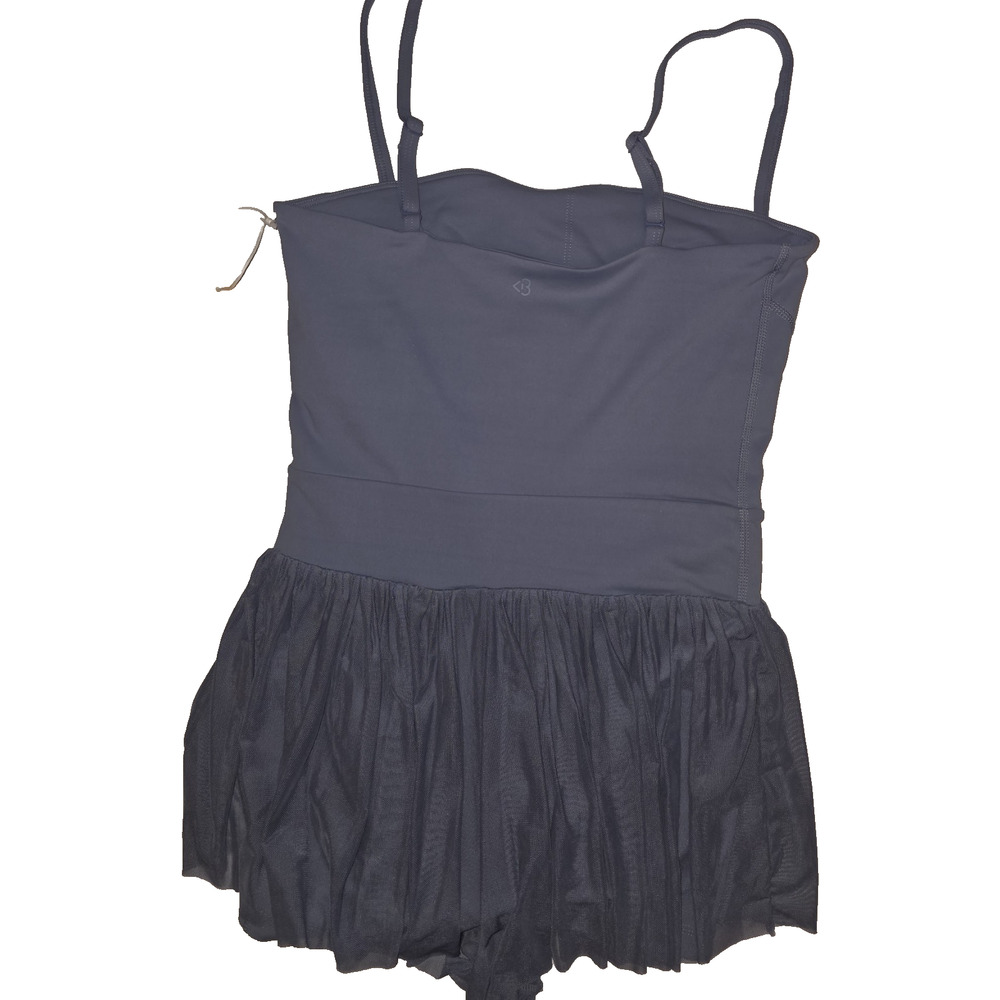 NWT XS Blogilates Barre Romper Blue Adjustable Straps MSRP $40 - Picture 2 of 5
